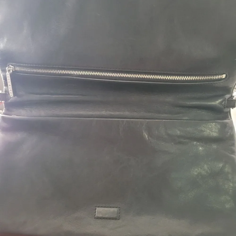 Tory Burch Reva Black Shoulder/Clutch Bag